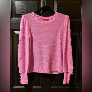 NEW Lilly Pulitzer Brista Popcorn Sleeve Sweater NWOT